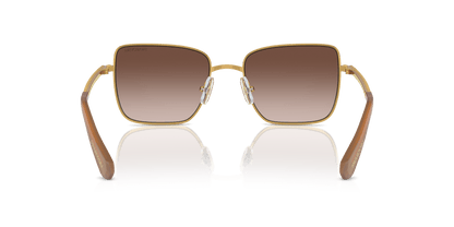 משקפי שמש סברובסקי זהב צהוב-צבע חום | SWAROVSKI SK7015 Yellow Gold-Gradient Brown