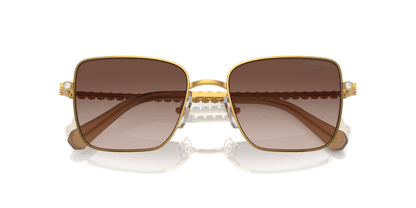 משקפי שמש סברובסקי זהב צהוב-צבע חום | SWAROVSKI SK7015 Yellow Gold-Gradient Brown