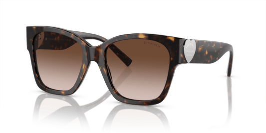 משקפי שמש טיפאני שיפוע חום הוואנה | TIFFANY & CO. TF4216 Havana-Brown Gradient