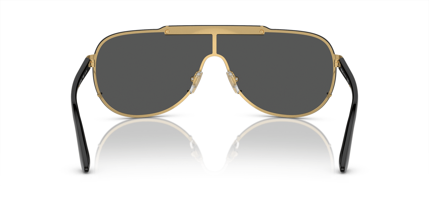 Versace Sunglasses Gold-Dark Grey | Versace VE2140 Gold-Dark Grey