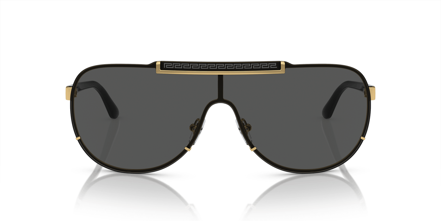 Versace Sunglasses Gold-Dark Grey | Versace VE2140 Gold-Dark Grey