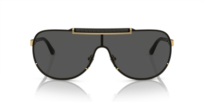 Versace Sunglasses Gold-Dark Grey | Versace VE2140 Gold-Dark Grey