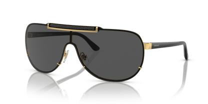 Versace Sunglasses Gold-Dark Grey | Versace VE2140 Gold-Dark Grey