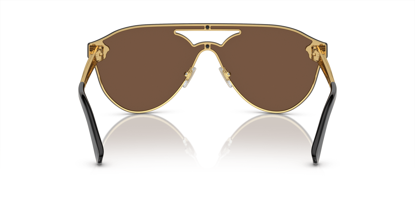 Versace Sunglasses Bronze Mirror Gold-Brown | Versace VE2161 Gold-Brown Mirror Bronze