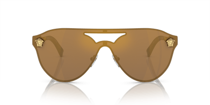 Versace Sunglasses Bronze Mirror Gold-Brown | Versace VE2161 Gold-Brown Mirror Bronze