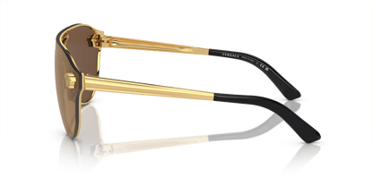 Versace Sunglasses Bronze Mirror Gold-Brown | Versace VE2161 Gold-Brown Mirror Bronze