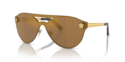 Versace Sunglasses Bronze Mirror Gold-Brown | Versace VE2161 Gold-Brown Mirror Bronze