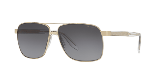Versace Sunglasses Pale Gold-Light Grey Gradient Grey | Versace VE2174 Pale Gold-Light Grey Gradient Grey