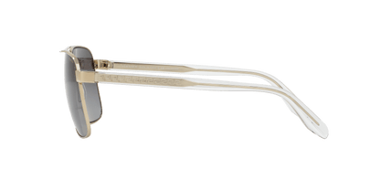 Versace Sunglasses Pale Gold-Light Grey Gradient Grey | Versace VE2174 Pale Gold-Light Grey Gradient Grey