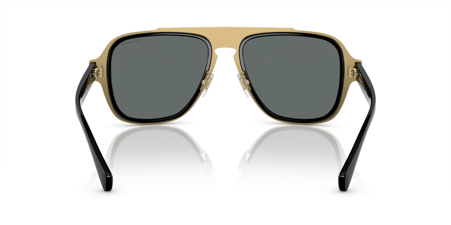 משקפי שמש של ורסאצ'ה שחור-אפור כהה | Versace VE2199 Black-Dark Grey