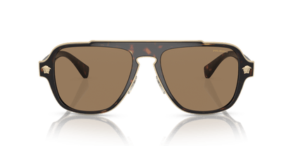 משקפי שמש של ורסאצ'ה הוואנה-כתום | Versace VE2199 Havana-Orange