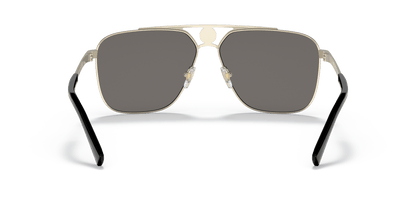 Versace Sunglasses Pale Gold-Light Grey Mirror Silver | Versace VE2238 Pale Gold-Light Grey Mirror Silver