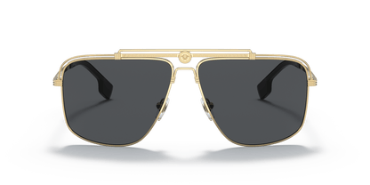 משקפי שמש של ורסאצ'ה זהב-אפור כהה | Versace VE2242 Gold-Dark Grey