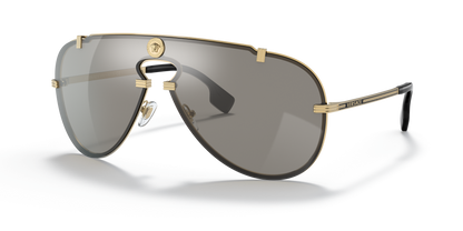 Versace Sunglasses Gold-Light Grey Mirror Silver | Versace VE2243 Gold-Light Grey Mirror Silver