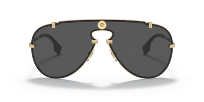 משקפי שמש של ורסאצ'ה זהב-אפור כהה | Versace VE2243 Gold-Dark Grey