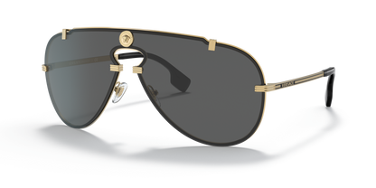 משקפי שמש של ורסאצ'ה זהב-אפור כהה | Versace VE2243 Gold-Dark Grey