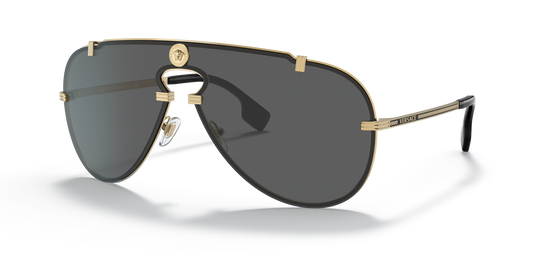 משקפי שמש של ורסאצ'ה זהב-אפור כהה | Versace VE2243 Gold-Dark Grey