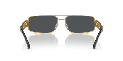 משקפי שמש של ורסאצ'ה זהב-אפור כהה | Versace VE2257 Gold-Dark Grey