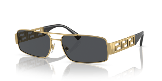 משקפי שמש של ורסאצ'ה זהב-אפור כהה | Versace VE2257 Gold-Dark Grey