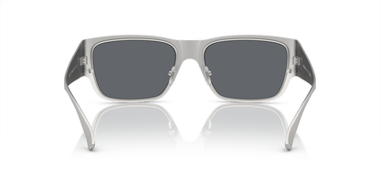 Versace Sunglasses Silver-Light Grey Black | Versace VE2262 Silver-Light Grey Mirror Black