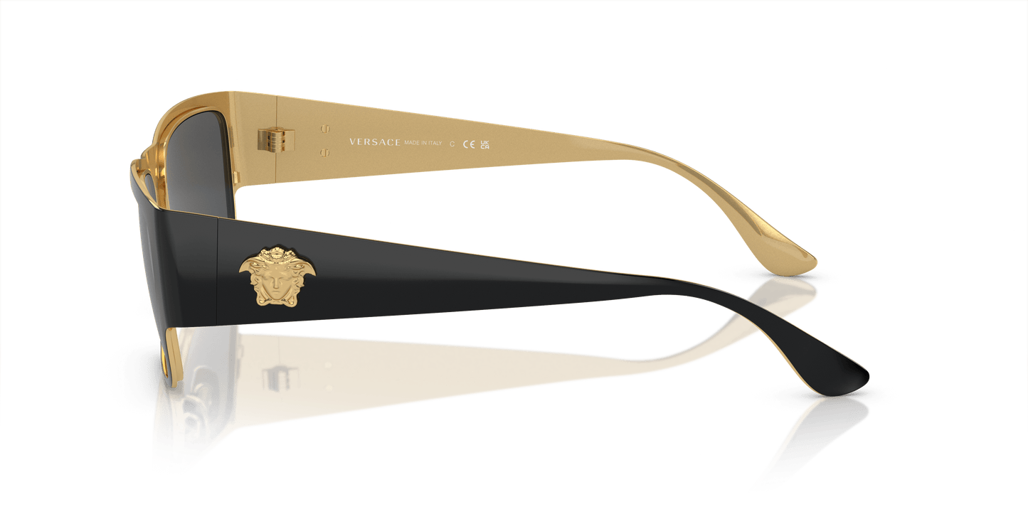 Versace Sunglasses Black-Dark Grey | Versace VE2262 Black-Dark Grey
