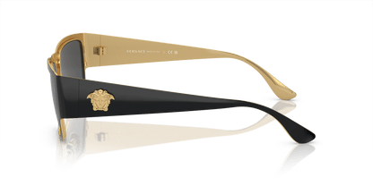 Versace Sunglasses Black-Dark Grey | Versace VE2262 Black-Dark Grey