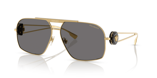Versace Sunglasses Black-Dark Grey Polarized | VERSACE VE2269 Black-Dark Grey Polarized