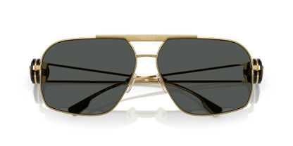 משקפי שמש של ורסאצ'ה זהב-אפור כהה | VERSACE VE2269 Gold-Dark Grey