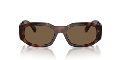 משקפי שמש של ורסאצ'ה הוואנה-חום כהה | Versace VE4361 Biggie Havana-Dark Brown