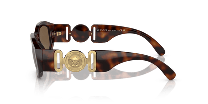 משקפי שמש של ורסאצ'ה הוואנה-חום כהה | Versace VE4361 Biggie Havana-Dark Brown