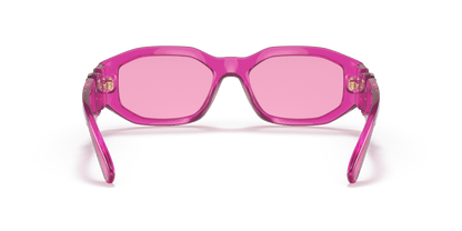 משקפי שמש ורסאצ'ה שקופים פוקסיה-פוקסיה | Versace VE4361 Biggie Transparent Fuxia-Fuchsia