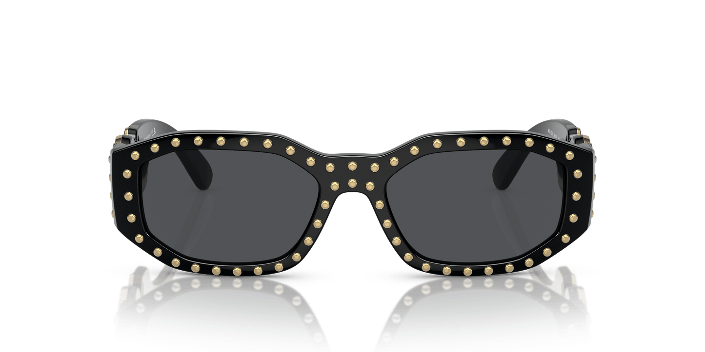 Hebrew | Versace VE4361 Biggie Black-Dark Grey