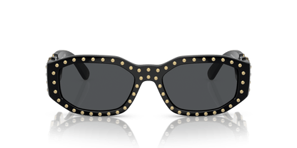 Hebrew | Versace VE4361 Biggie Black-Dark Grey