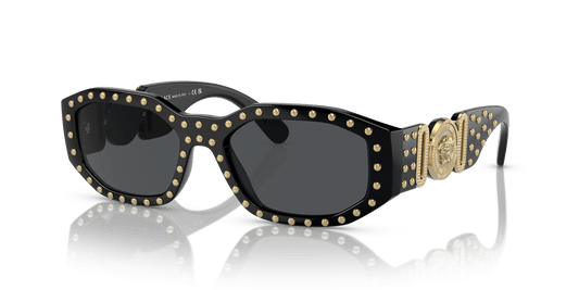 Hebrew | Versace VE4361 Biggie Black-Dark Grey