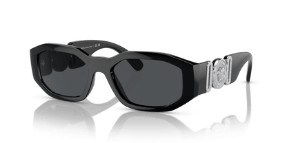 Versace Sunglasses Black-Dark Grey | Versace VE4361 Biggie Black-Dark Grey