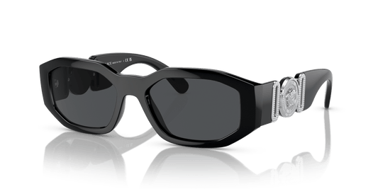 Versace Sunglasses Black-Dark Grey | Versace VE4361 Biggie Black-Dark Grey