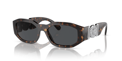 משקפי שמש של ורסאצ'ה הוואנה-אפור כהה | Versace VE4361 Biggie Havana-Dark Grey