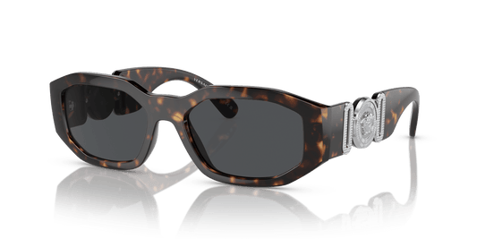 משקפי שמש של ורסאצ'ה הוואנה-אפור כהה | Versace VE4361 Biggie Havana-Dark Grey