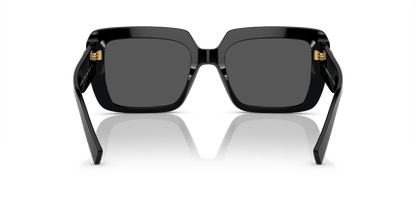 משקפי שמש של ורסאצ'ה שחור-אפור כהה | Versace VE4384B Black-Dark Grey