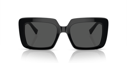 משקפי שמש של ורסאצ'ה שחור-אפור כהה | Versace VE4384B Black-Dark Grey