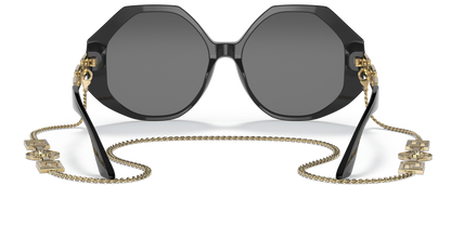 Hebrew | Versace VE4395 Black-Dark Grey
