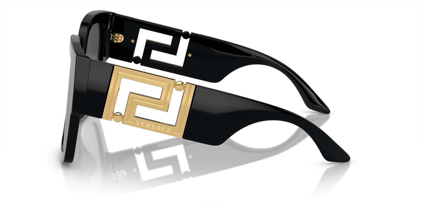 Versace Sunglasses Black-Dark Grey | Versace VE4402 Black-Dark Grey