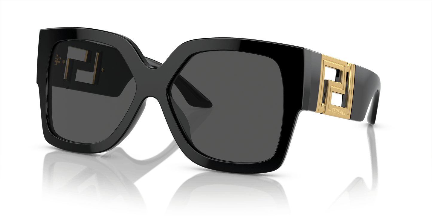 Versace Sunglasses Black-Dark Grey | Versace VE4402 Black-Dark Grey