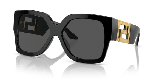 Versace Sunglasses Black-Dark Grey | Versace VE4402 Black-Dark Grey