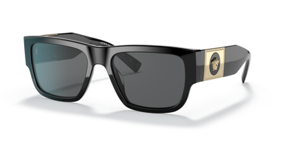 Versace Sunglasses Black-Dark Grey | Versace VE4406 Black-Dark Grey