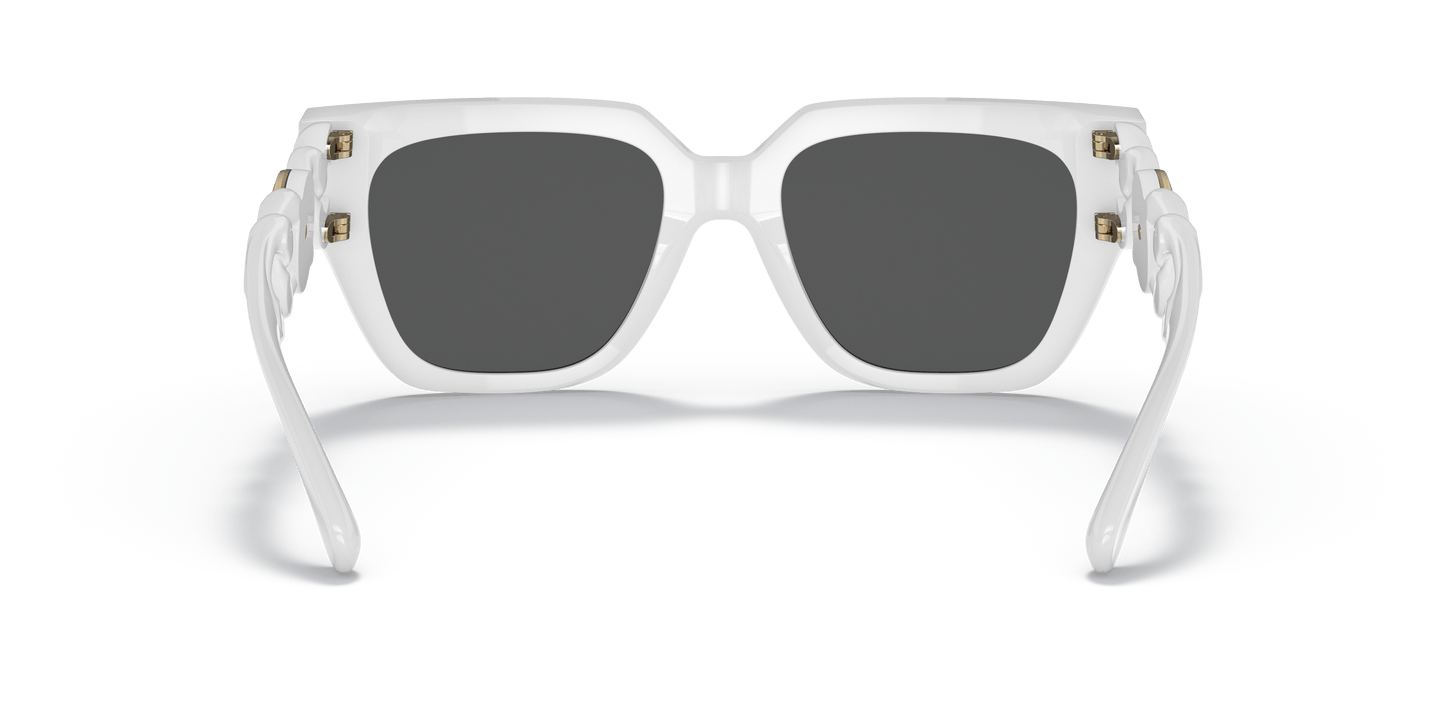 משקפי שמש של ורסאצ'ה לבן-אפור כהה | Versace VE4409 White-Dark Grey