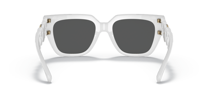 משקפי שמש של ורסאצ'ה לבן-אפור כהה | Versace VE4409 White-Dark Grey