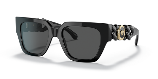 משקפי שמש של ורסאצ'ה שחור-אפור כהה | Versace VE4409 Black-Dark Grey