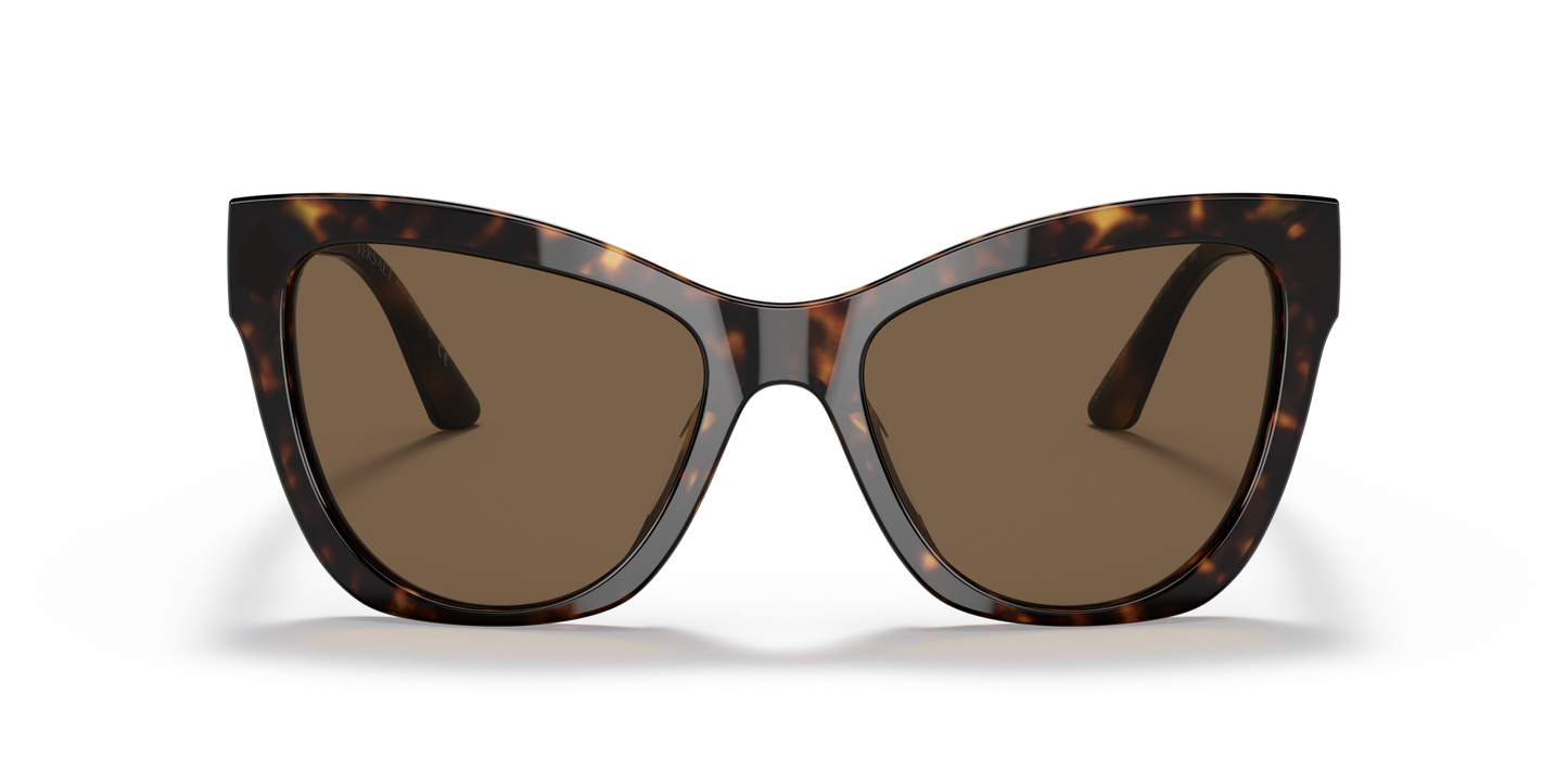 משקפי שמש של ורסאצ'ה הוואנה-חום כהה | Versace VE4417U Havana-Dark Brown