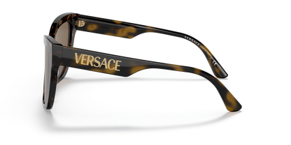 משקפי שמש של ורסאצ'ה הוואנה-חום כהה | Versace VE4417U Havana-Dark Brown